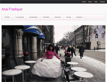 Tablet Screenshot of anafradique.com
